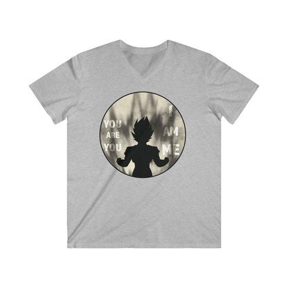 DBZ-Inspired Men's Fitted V-Neck Tee (New!)