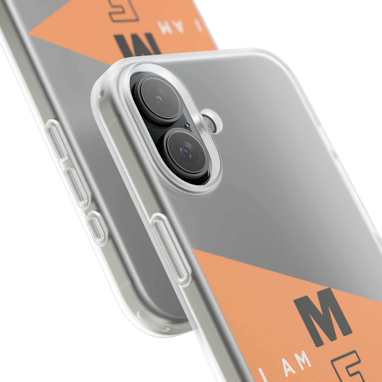 I am ME Flexi Transparent iPhone Case